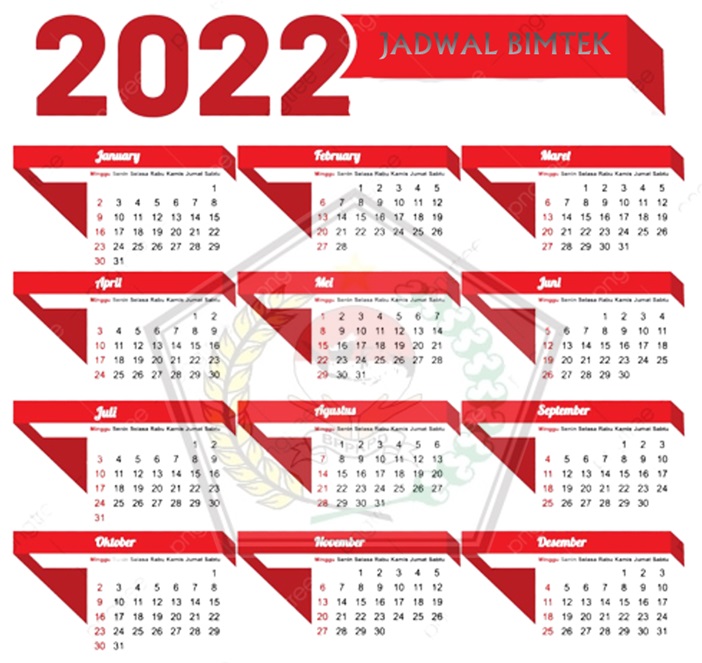 Jadwak Bimtek Nasional 2022